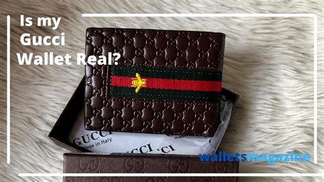 real real gucci wallet|how to authenticate Gucci wallet.